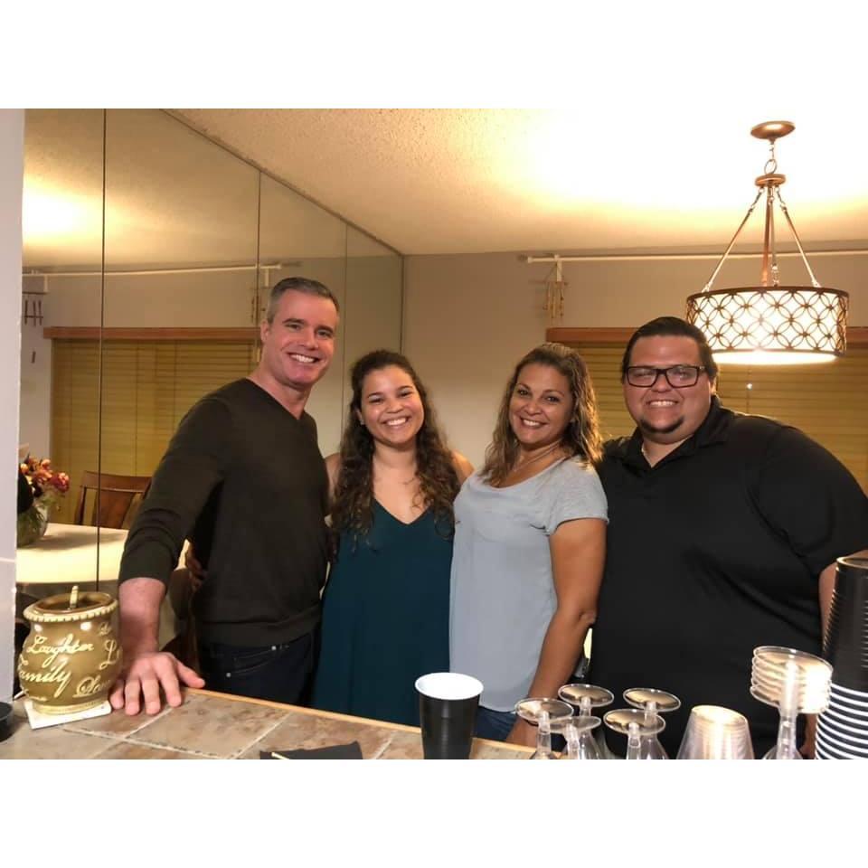 WOW! Don't we all look good? House Warming party!