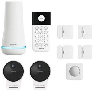 SimpliSafe - 9pc Outdoor Home Security System - White
