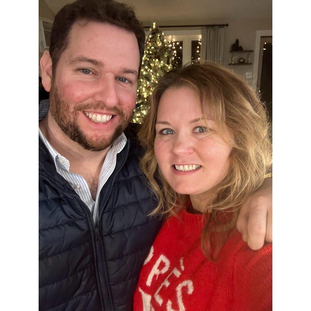 Celebrating the holidays with Nancy's Arrowhead friends in December 2022.