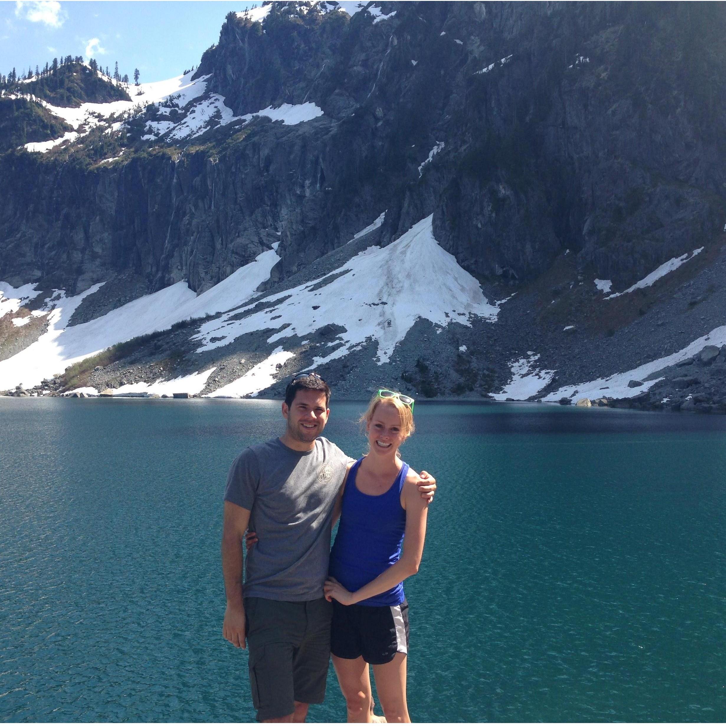 On our of our first hikes in the PNW