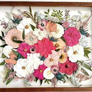 Custom Pressed Bridal Bouquet