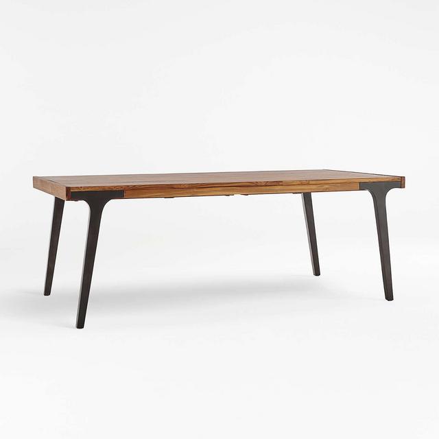 Lakin 81"-119" Teak Extendable Dining Table