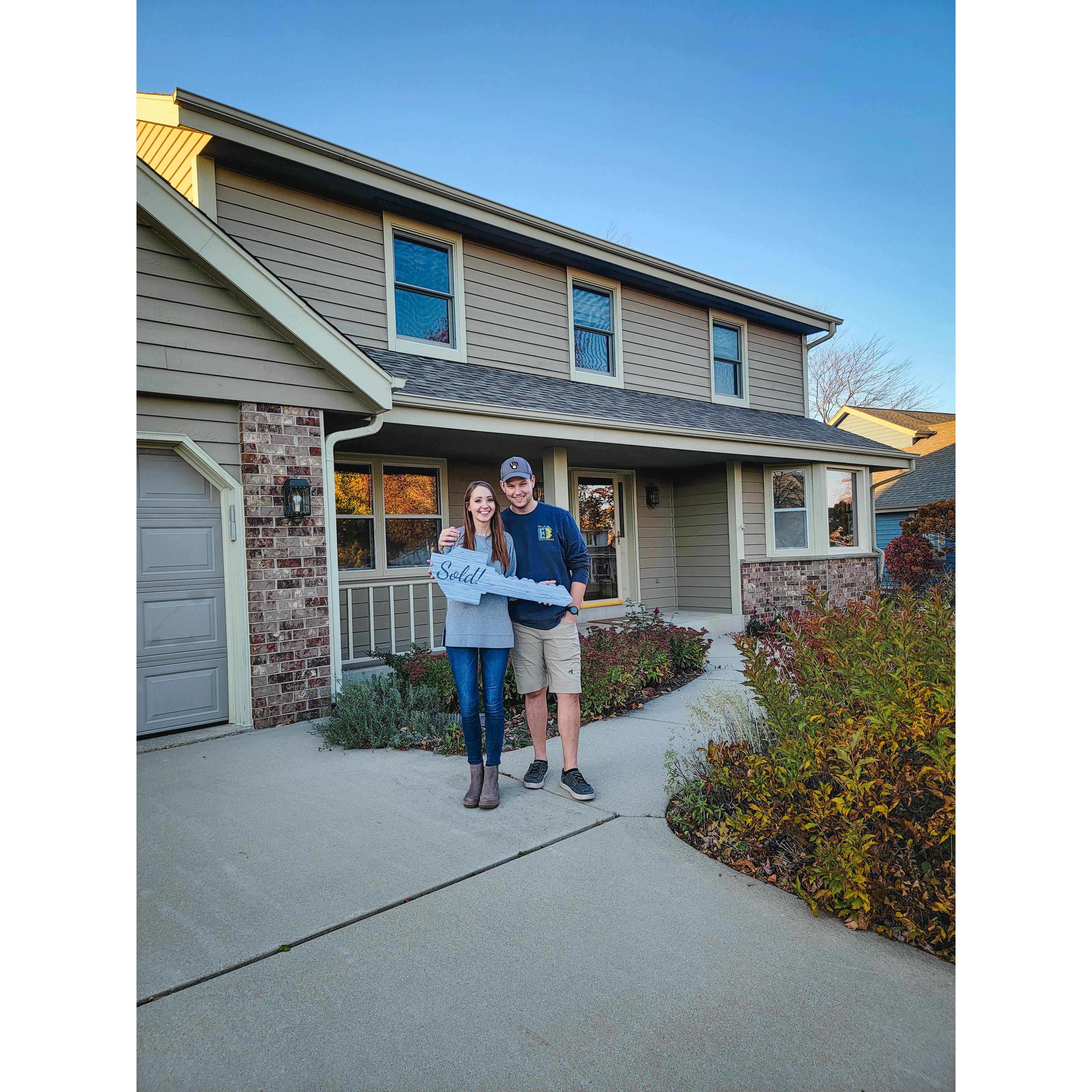 We bought our first house November 1st 2022