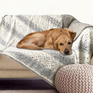 ARLEE HOME & PET Waterproof Dog & Cat Throw Blanket, 60 x 70 x 0.5-in, Silver - Chewy.com