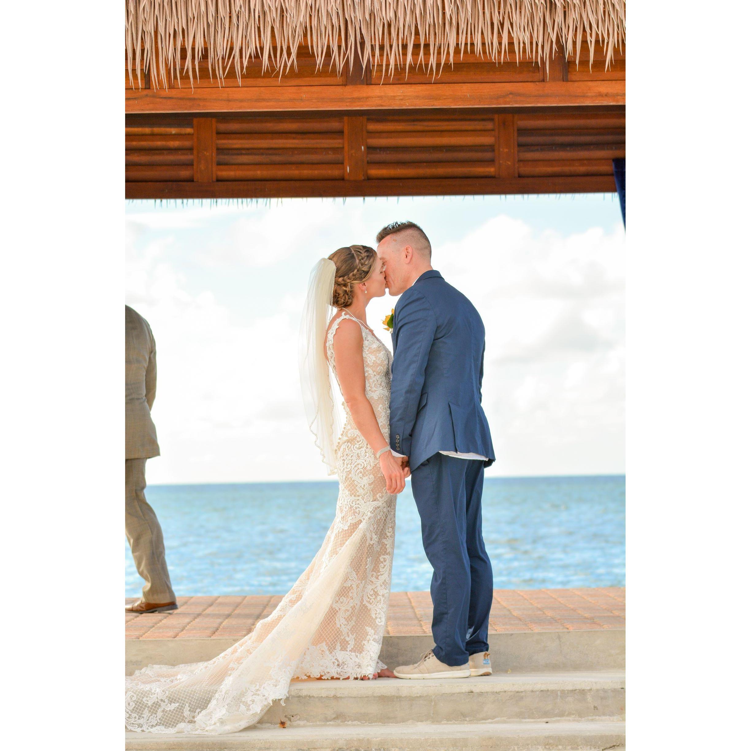 "You may now kiss the bride"