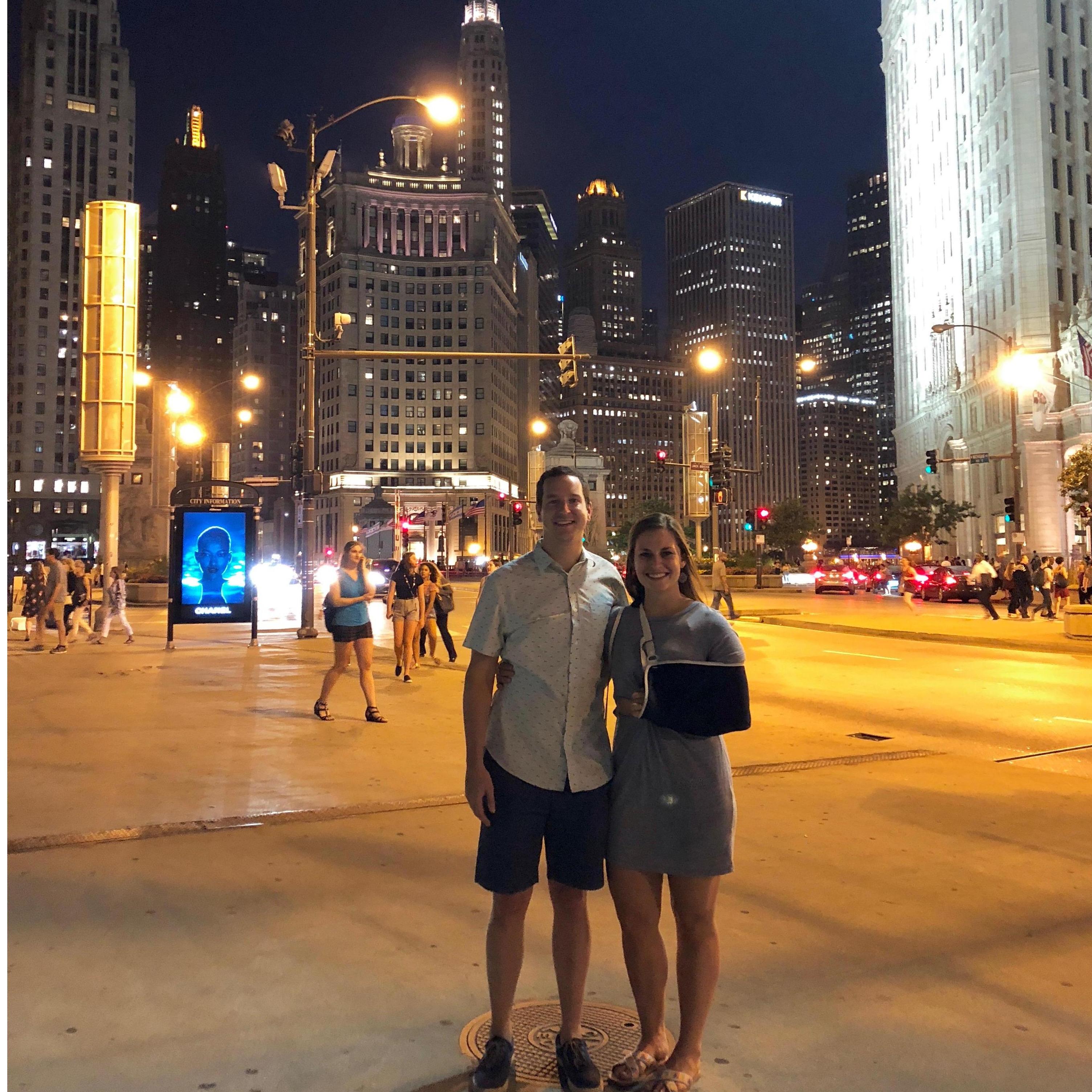 First trip to Chicago together. Now an annual tradition!