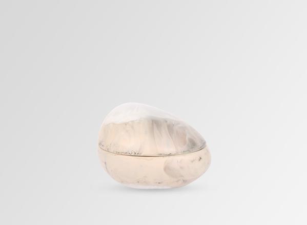 Resin Earth Jar - Sandy Pearl