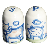 Hadley Pottery Salt and Pepper Shakers