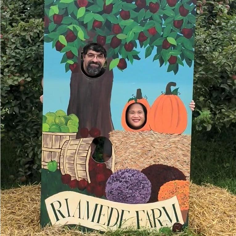 Apple picking at Riamede Farms