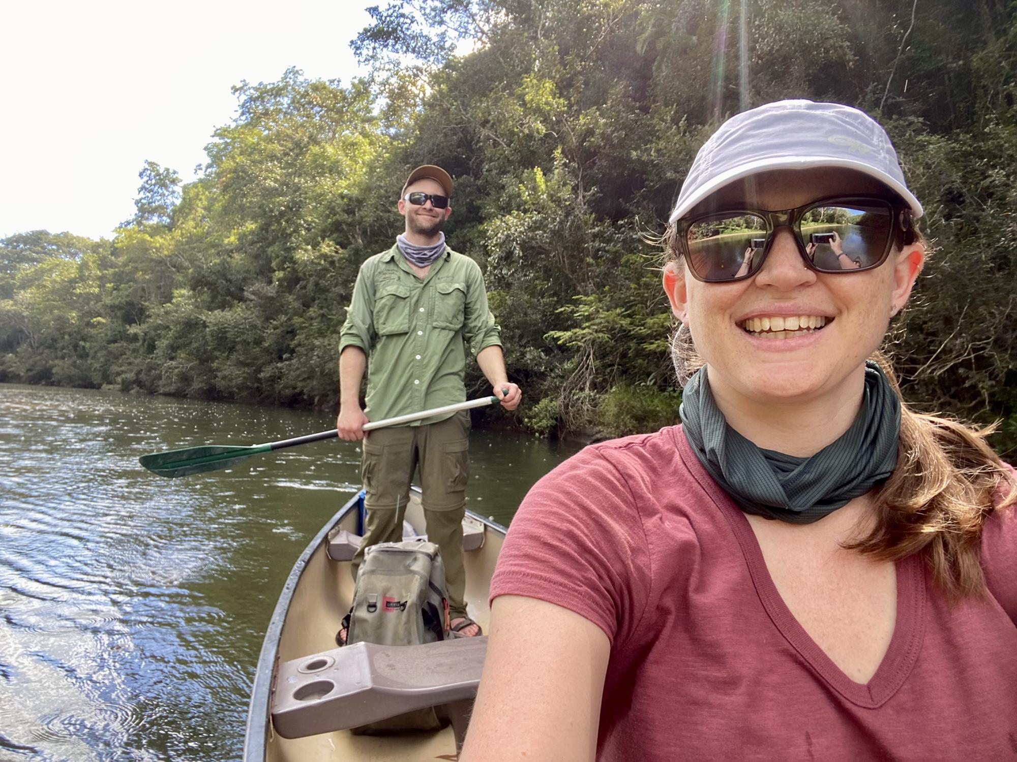Canoeing the Macal River in San Ignacio, Belize (3/22)