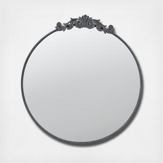 Round Ornate Wall Mirror