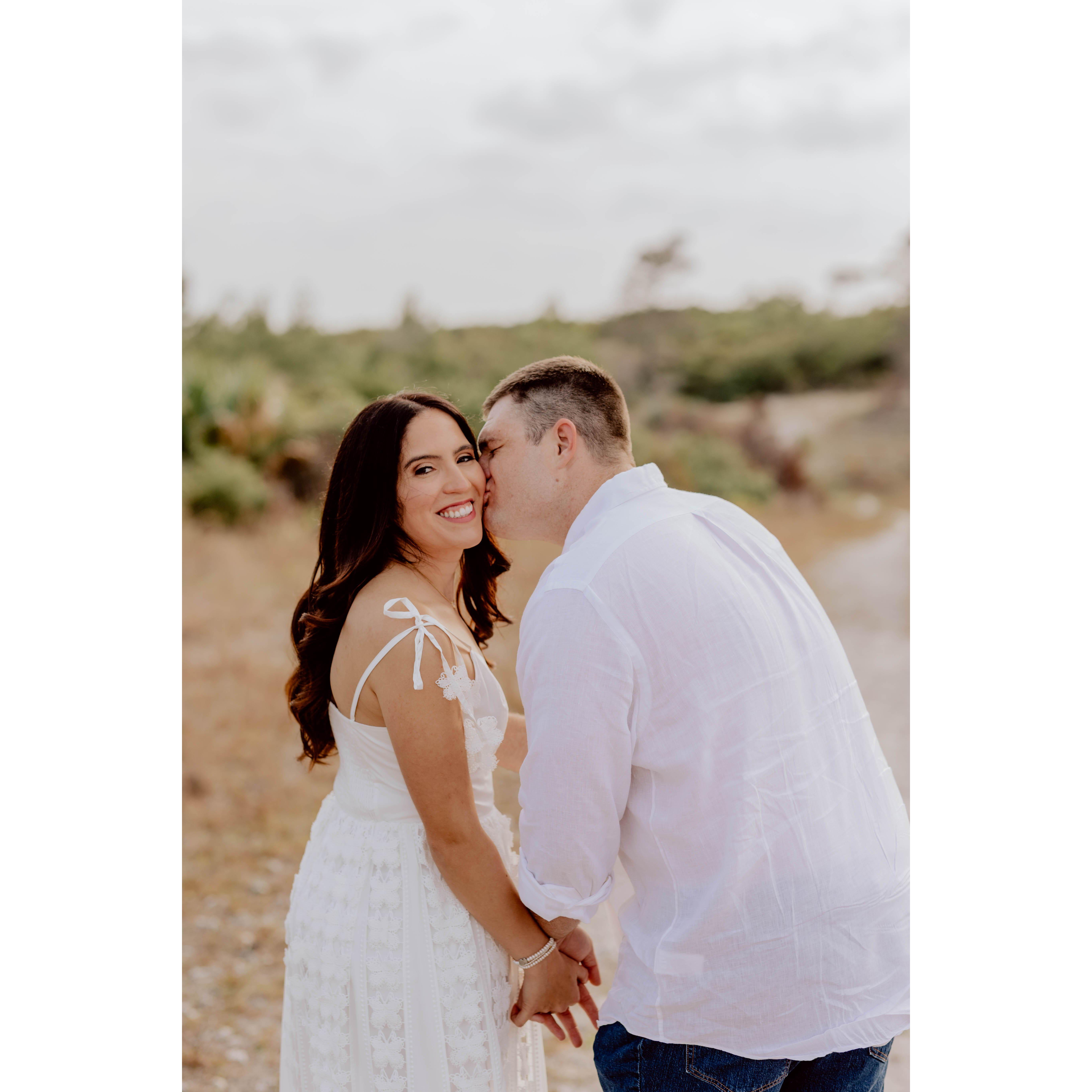 Engagement photos at Jonathon Dickinson State Park (the location of our second date)
