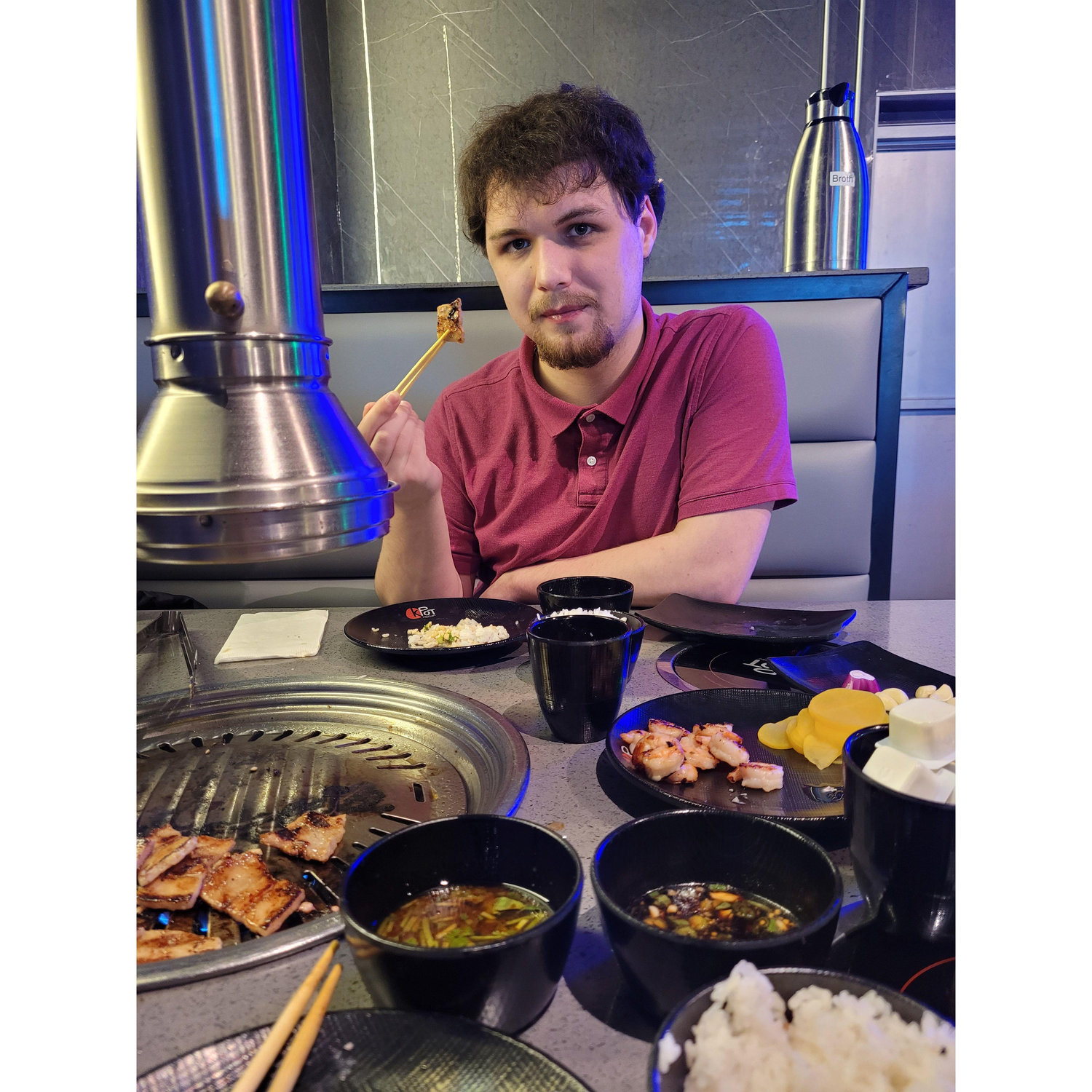 Most of our dates involve some type of food, this was Valentine's day 2024