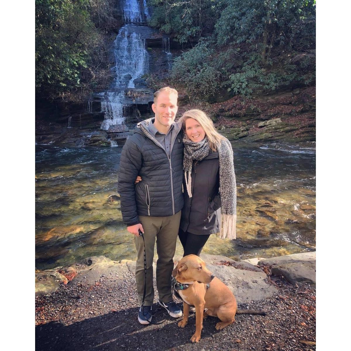 Deep Creek, North Carolina where Erica's family loves to hike.