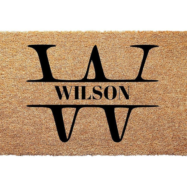 Personalized Letter Doormat with Your Family Name - Custom Last Name Doormat, Custom Letter Doormat, Gift Ideas, New Home Gift Ideas, Home Decoration, Cozy Home