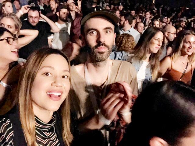 Local Natives concert, we both share a love for live music.