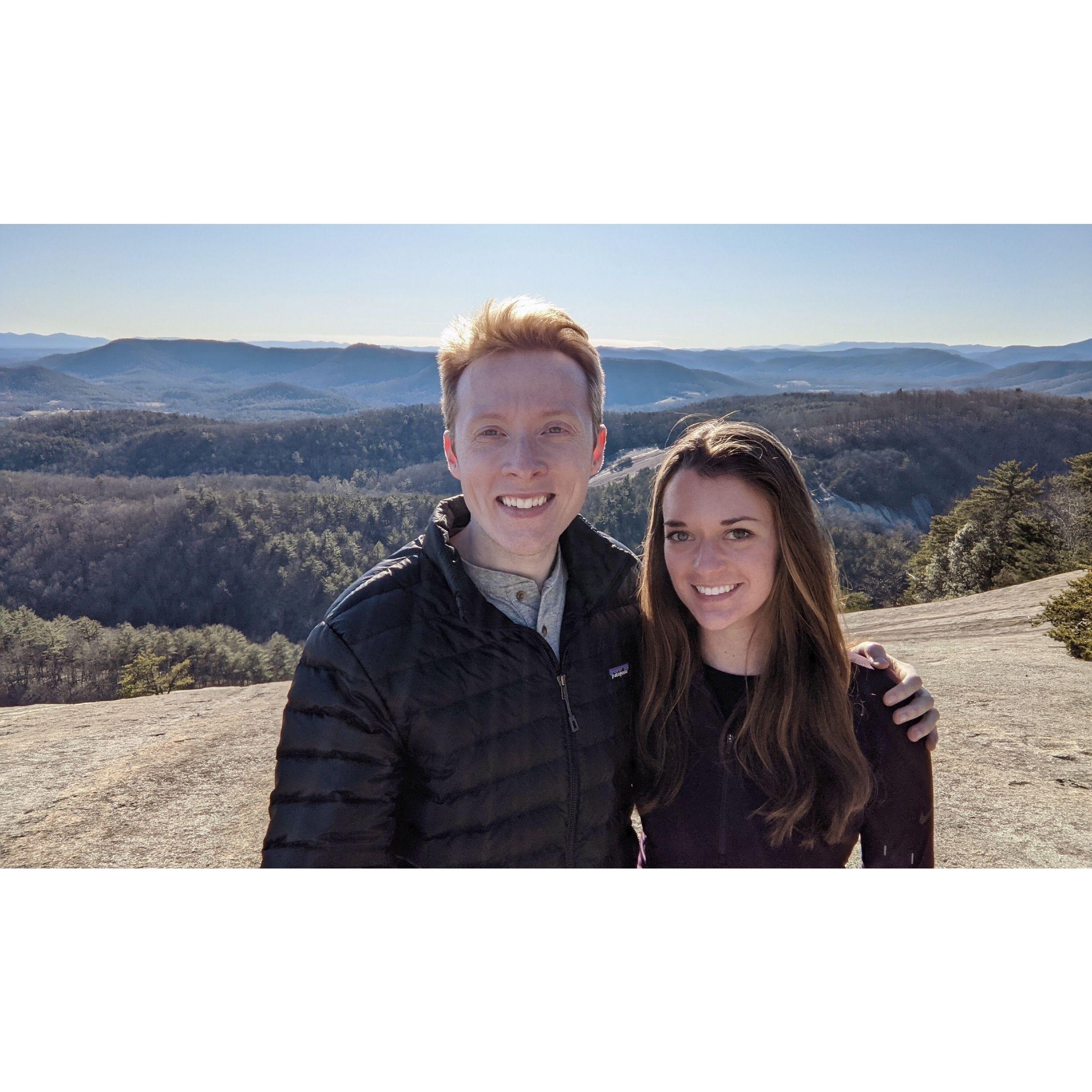 First trip to Stone Mountain (one of our favorites) - January 2021