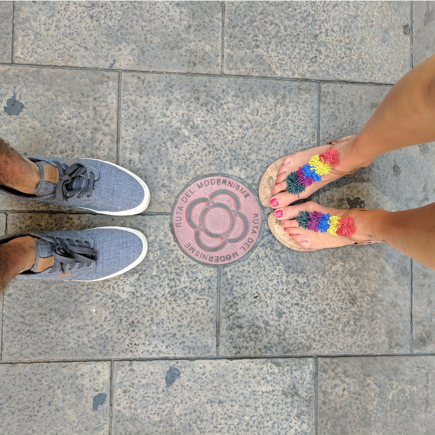 Travelers in Barcelona