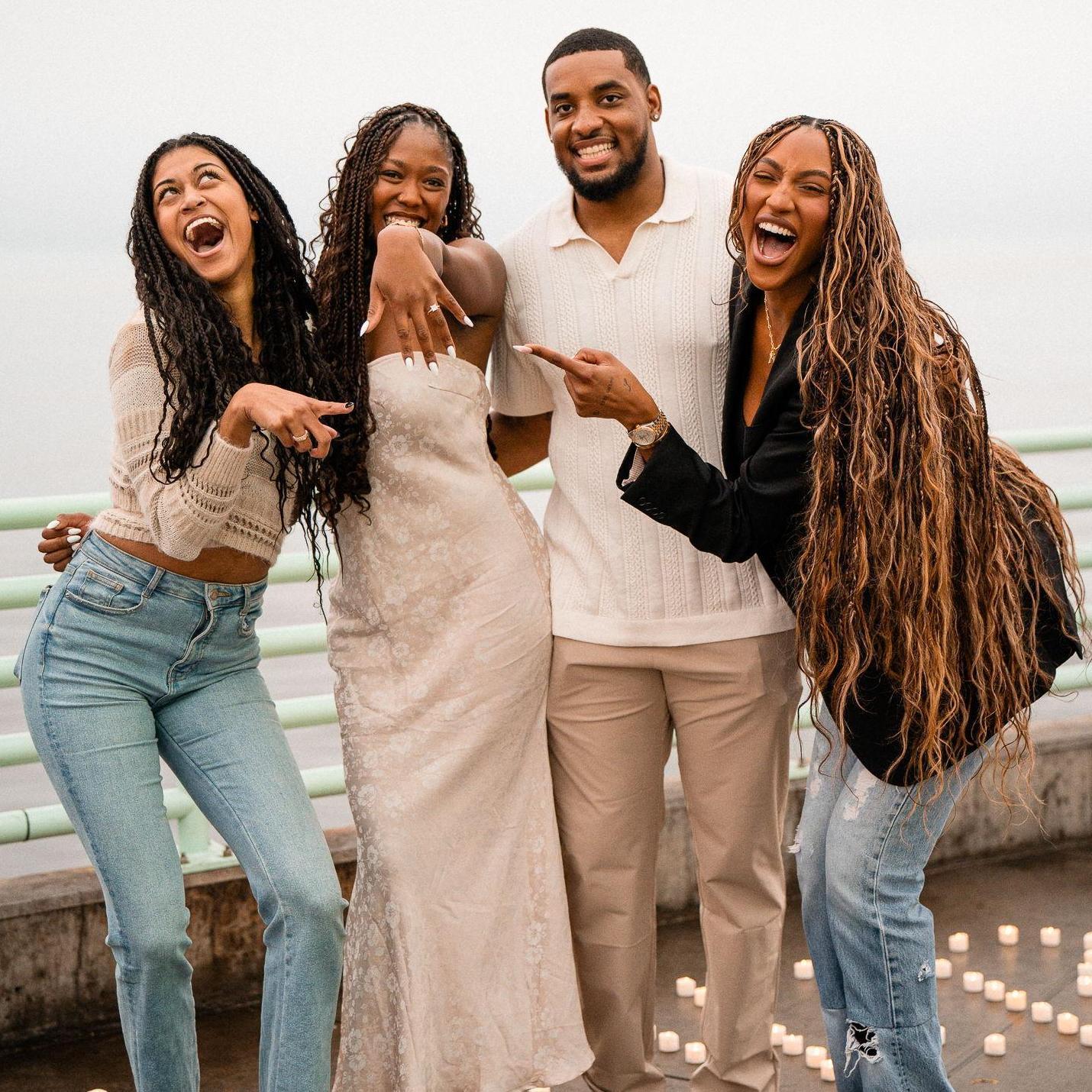 Joy & Jamie came in CLUTCH helping Kai with the set up ♥️