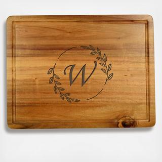 Personalized Acacia Charcuterie Cheese Cutting Board