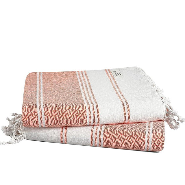 LANE LINEN 100% Cotton Turkish Beach Towel 2 Pack, Oversized Beach Towel 39"x71", Beach Essentials for Women, Large Pool Towel, Absorbent & Quick Dry, Sand Free Beach Towel - Bird of Paradise