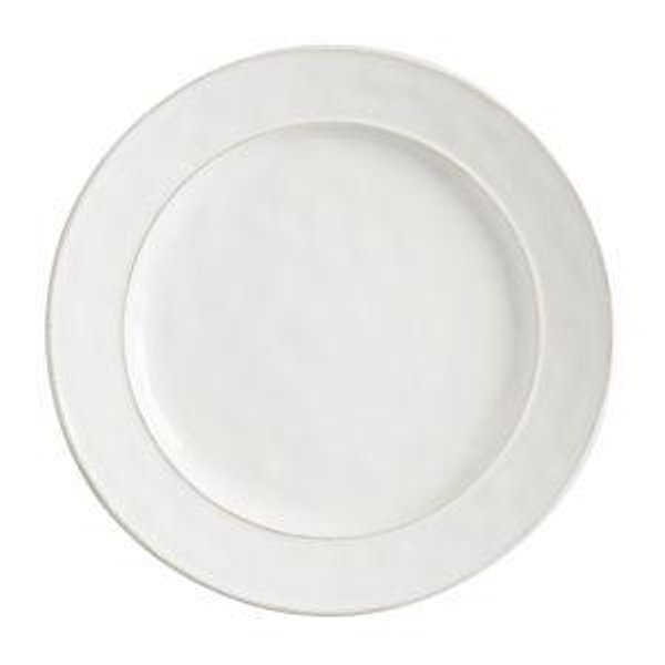Cambria Handcrafted Stoneware Dinner Plates, Color: Stone, Set of 4