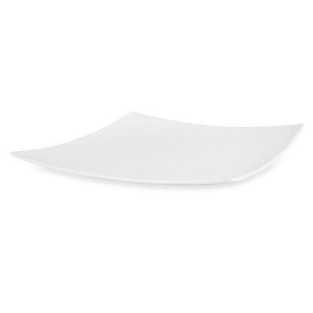 Nevaeh White® by Fitz and Floyd® Hard Square Dinner Plate