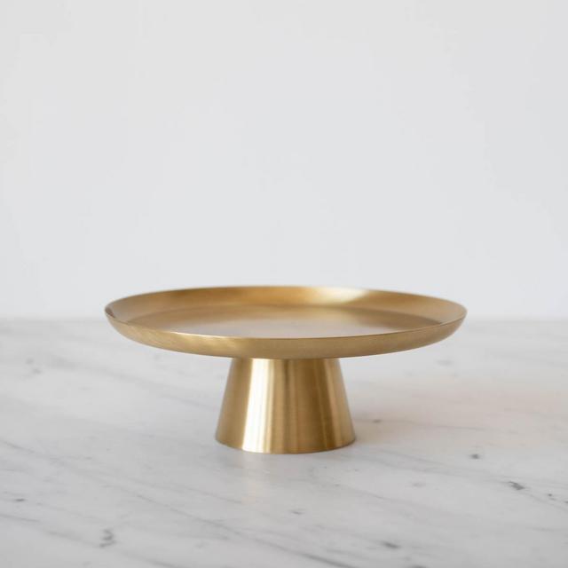 Medium Brass Cake Stand