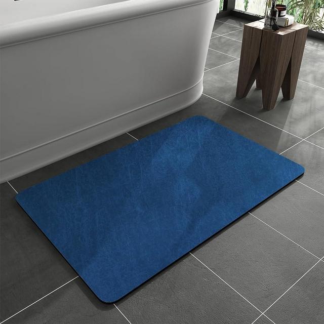 MontVoo -Bath Mat Rug Set-Rubber Non Slip Quick Dry Super Absorbent Thin Bathroom Rugs Fit Under Door-Washable Bathroom Floor Mats-Shower Rug for in Front of Bathtub,Shower Room,Sink