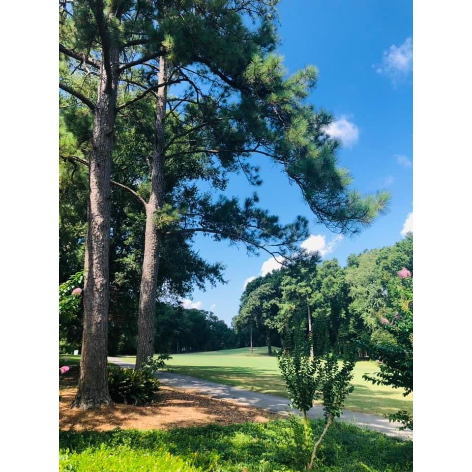 The 11th fairway at Lake Forest as seen from the 6th tee.