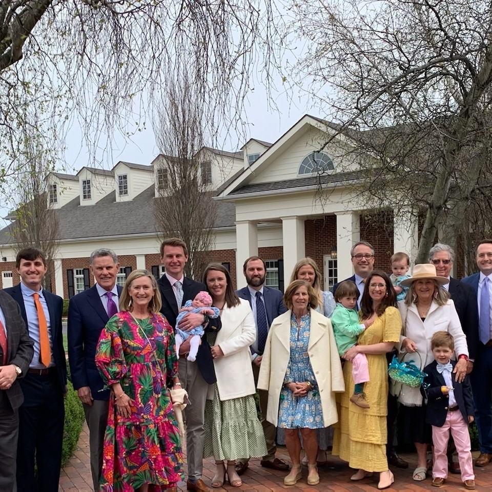 First celebration post-engagement, Easter at Idle Hour with the Alverson's.