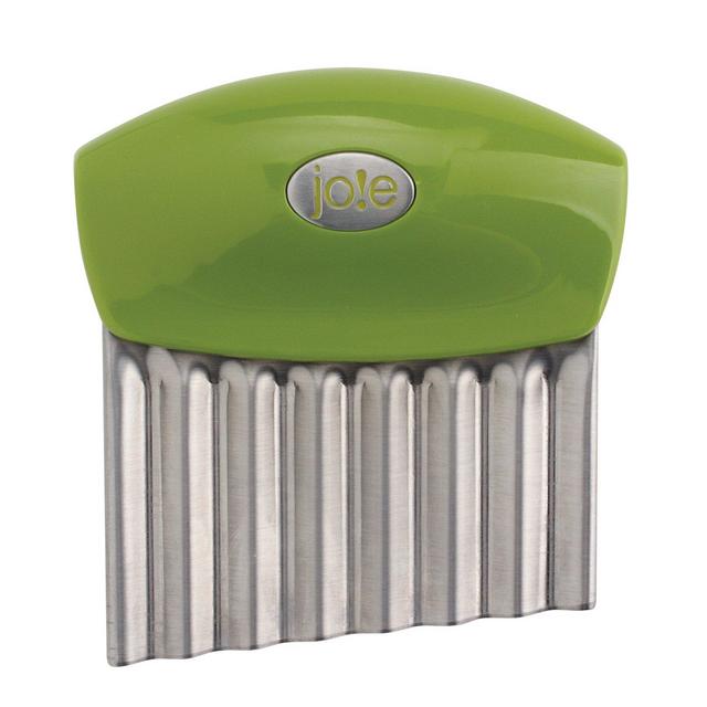 Joie Fruit And Vegetable Wavy Chopper Knife, Stainless Steel Blade, Colors Vary