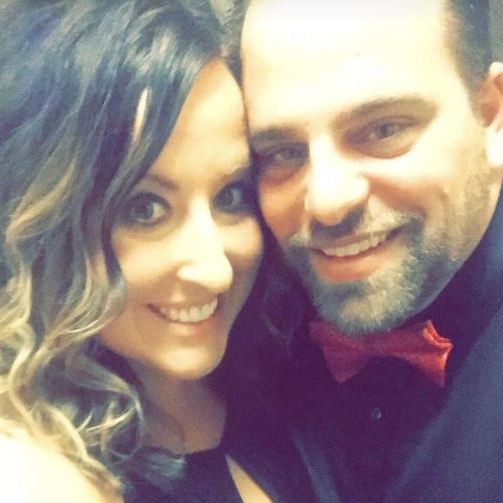 Headed out to a Christmas party....he's my favorite date!