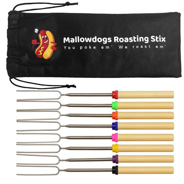 Mallowdogs Roasting Stix Hot Dog and Marshmallow Roasting Sticks