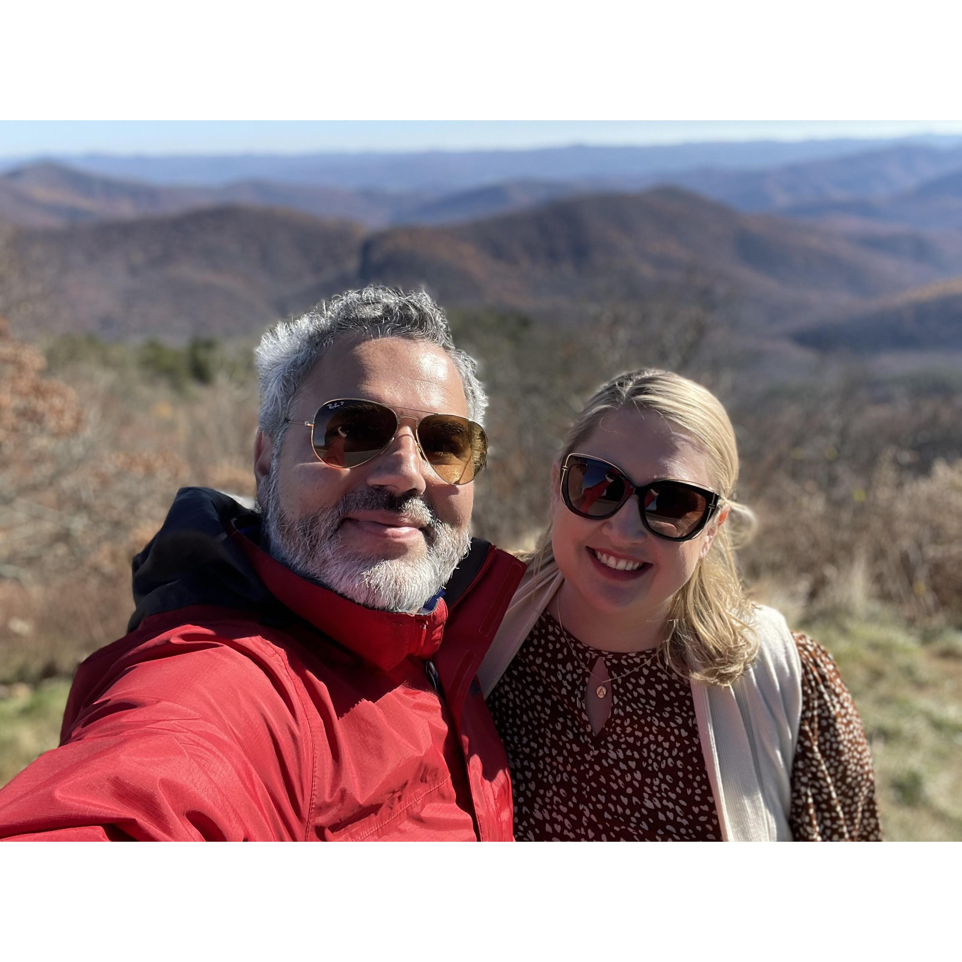 One of our favorite trips, Pisgah National Forest. I was so beautiful and we drove for hours seeing beautiful sites, even though we hadn't eaten all day.
