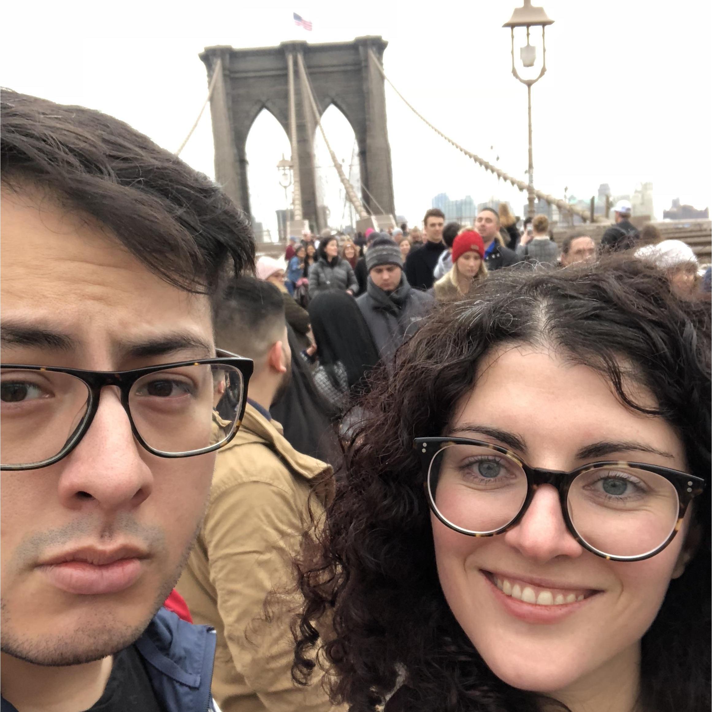 At the Brooklyn Bridge