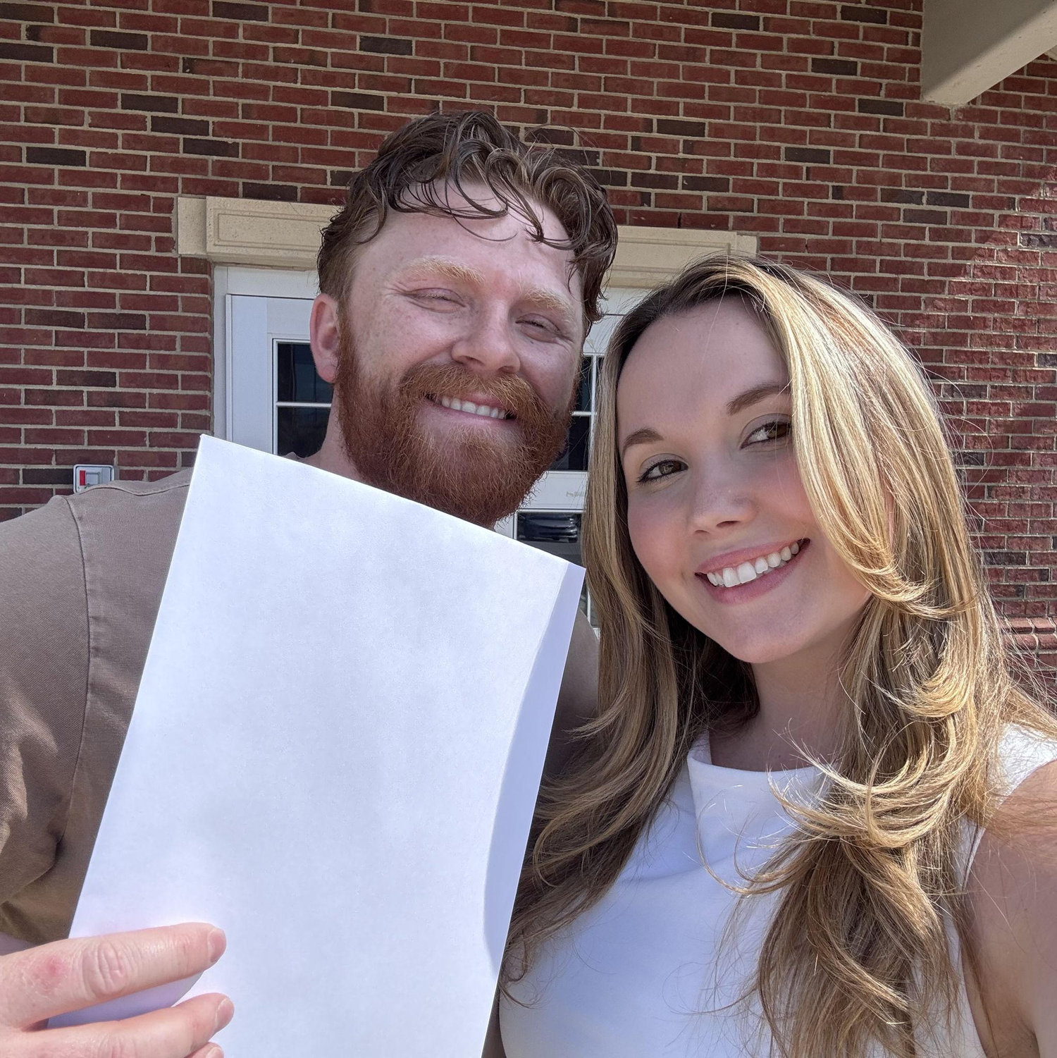 Our marriage license!