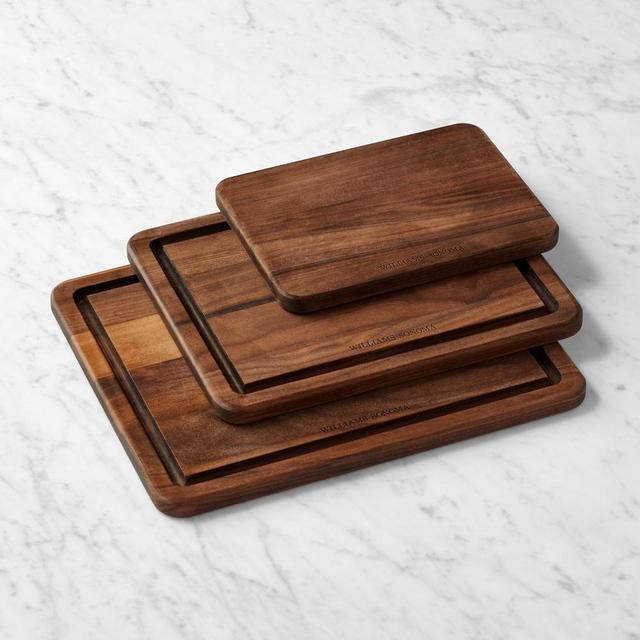 Williams Sonoma Walnut Cutting Boards, Set of 3