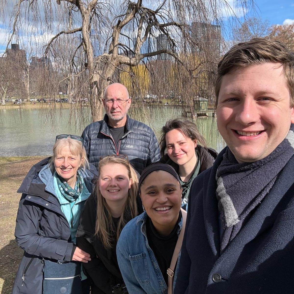 Thomas's family visits the U.S.!