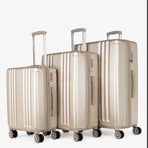 Ambeur 3-Piece Luggage Set in Gold