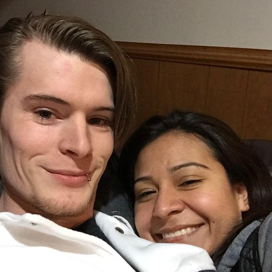 First photo together. A month after our first date