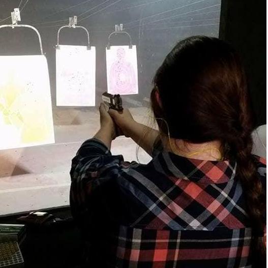 Photo credit to my groom!!! Thanks love for taking and showing me the proper way to shoot & handle a gun!