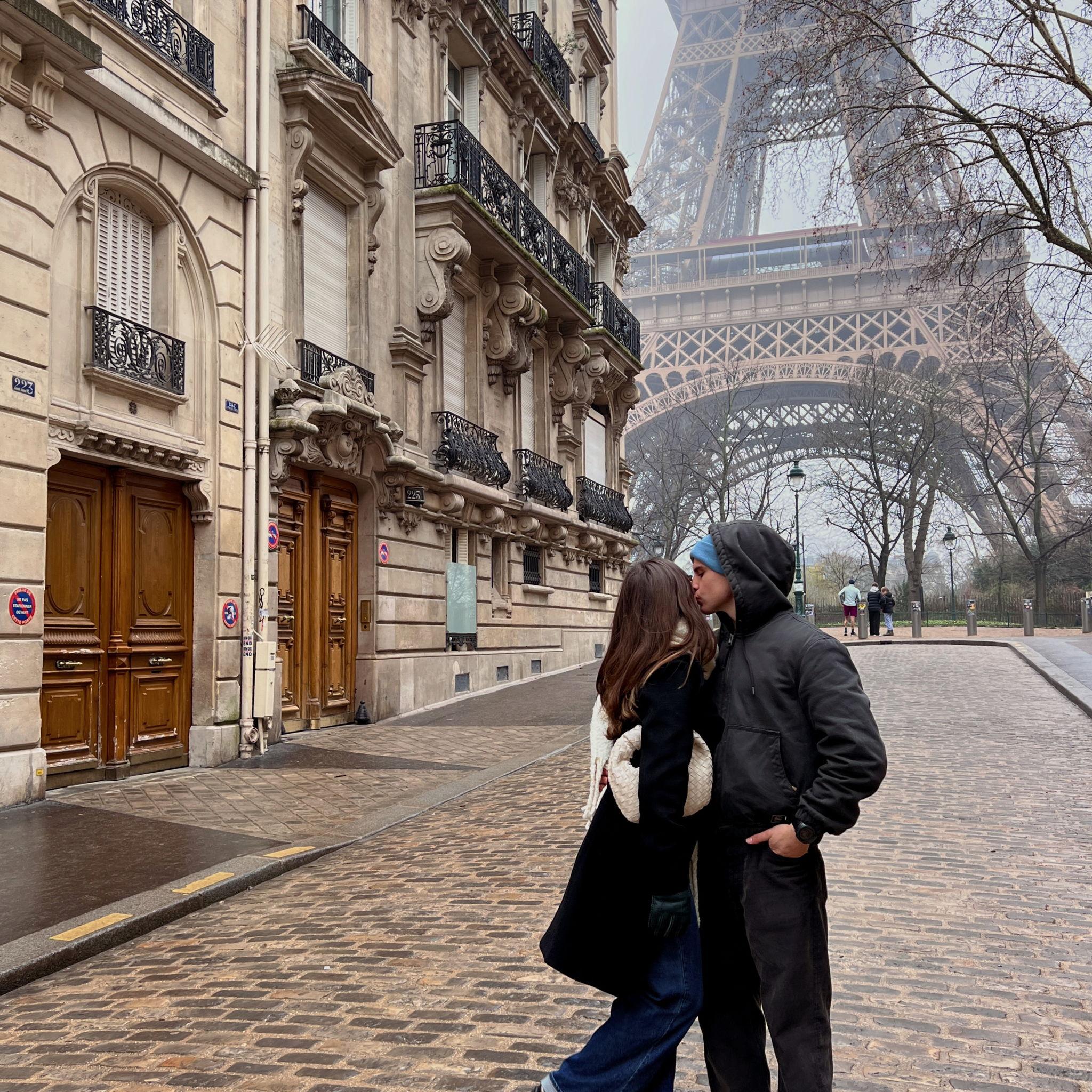 In the city of love. (colorized 2025, not ai)