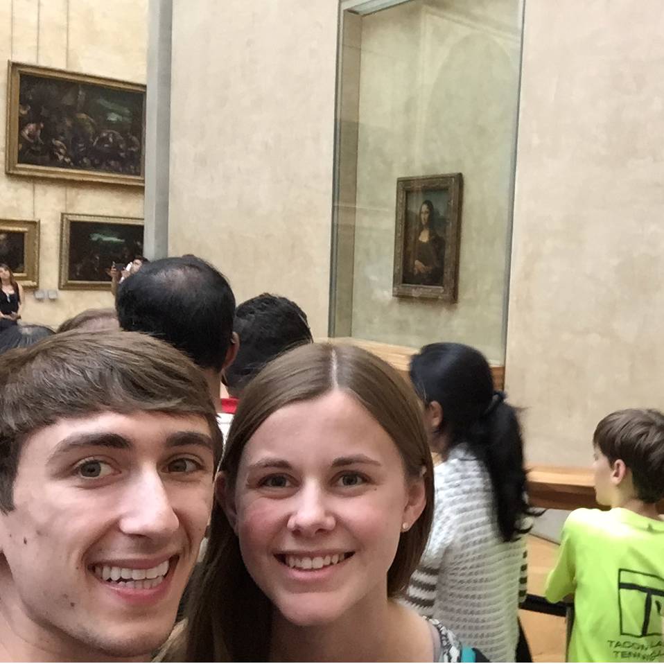 2015 - Paris, France - Louvre, Mona Lisa from a far