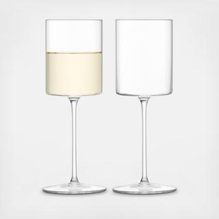 Otis White Wine Glass, Set of 2