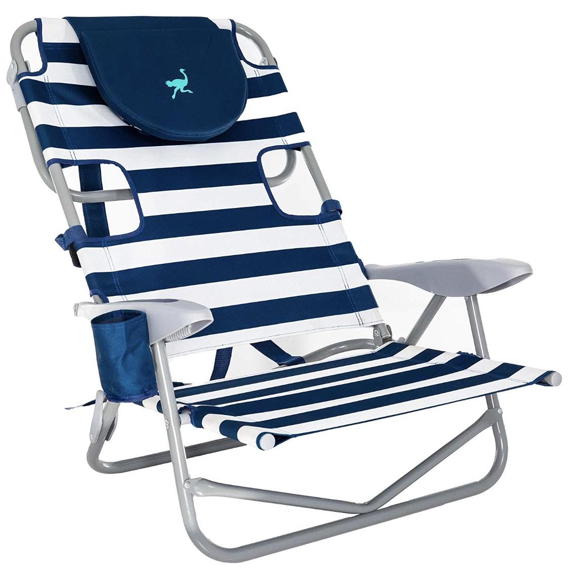Ostrich OYB-1003S Back Chair, Striped