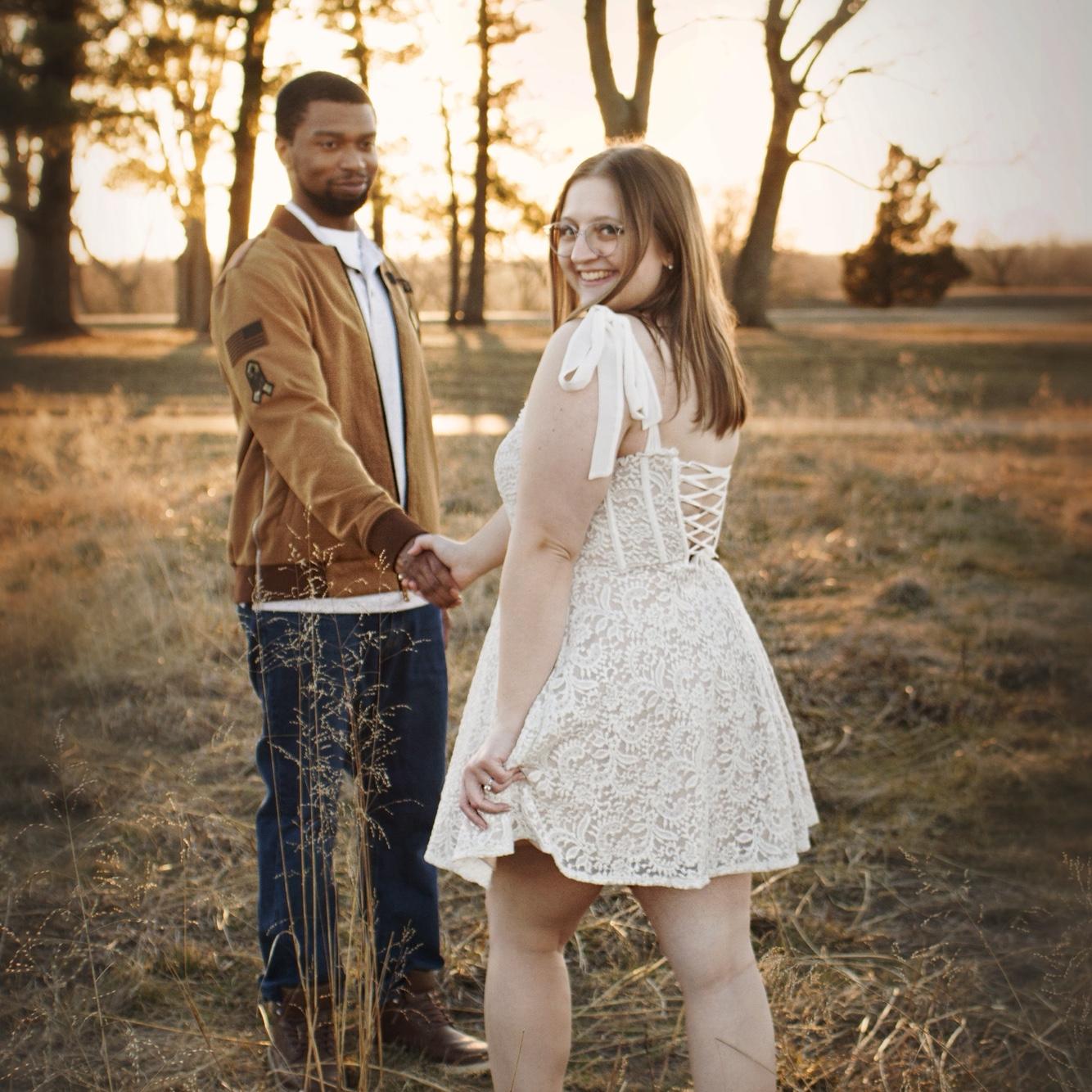 Official engagement photos with Jenn’s Portrait Photography.