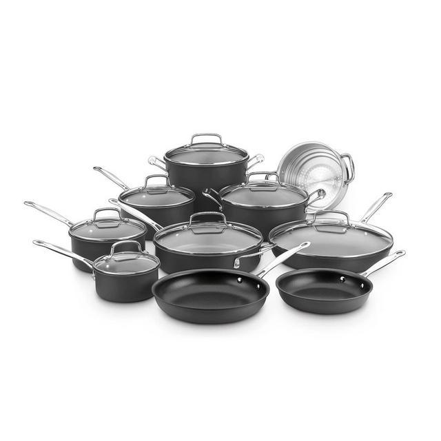 Cuisinart Chef's Classic Nonstick Hard Anodized 17-Piece Cookware Set