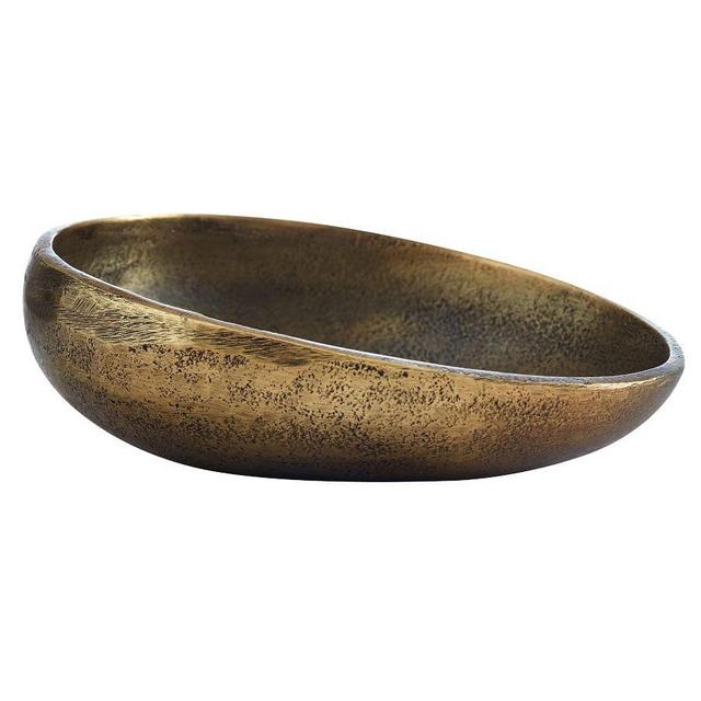 Austin Tumbled Metal Serving Bowl - Medium