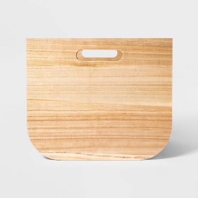 11"x13" Large Paulownia Wood Bin with Fabric Sides - Project 62™